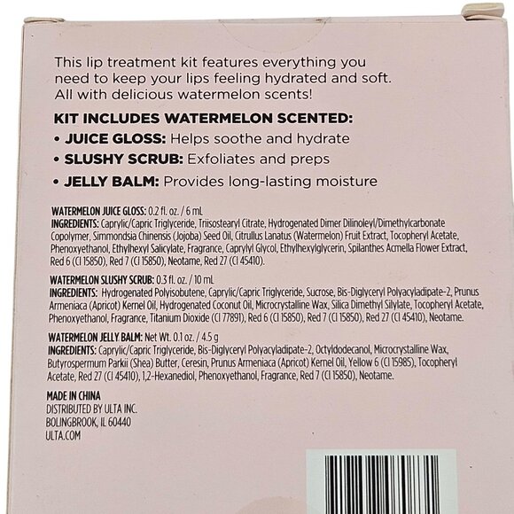 Ulta Beauty Lip Treatment Kits One In A Melon Feeling Peachy Gloss Scrub Balm - Picture 3 of 10